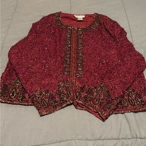 Vintage Ikara New York Beaded Jacket, XL